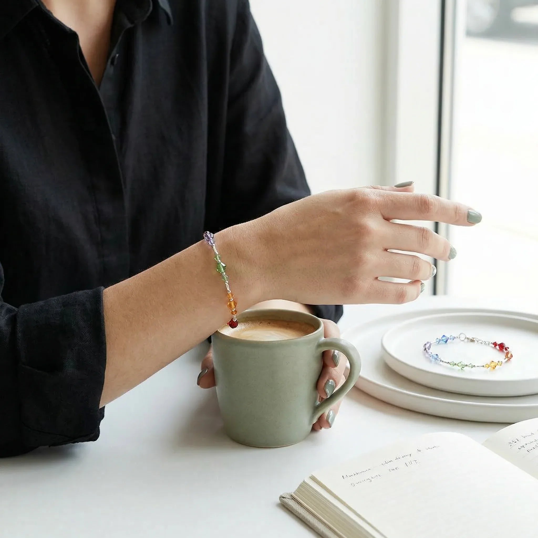 Rainbow with Silver Accents Jewelry - Strung Together