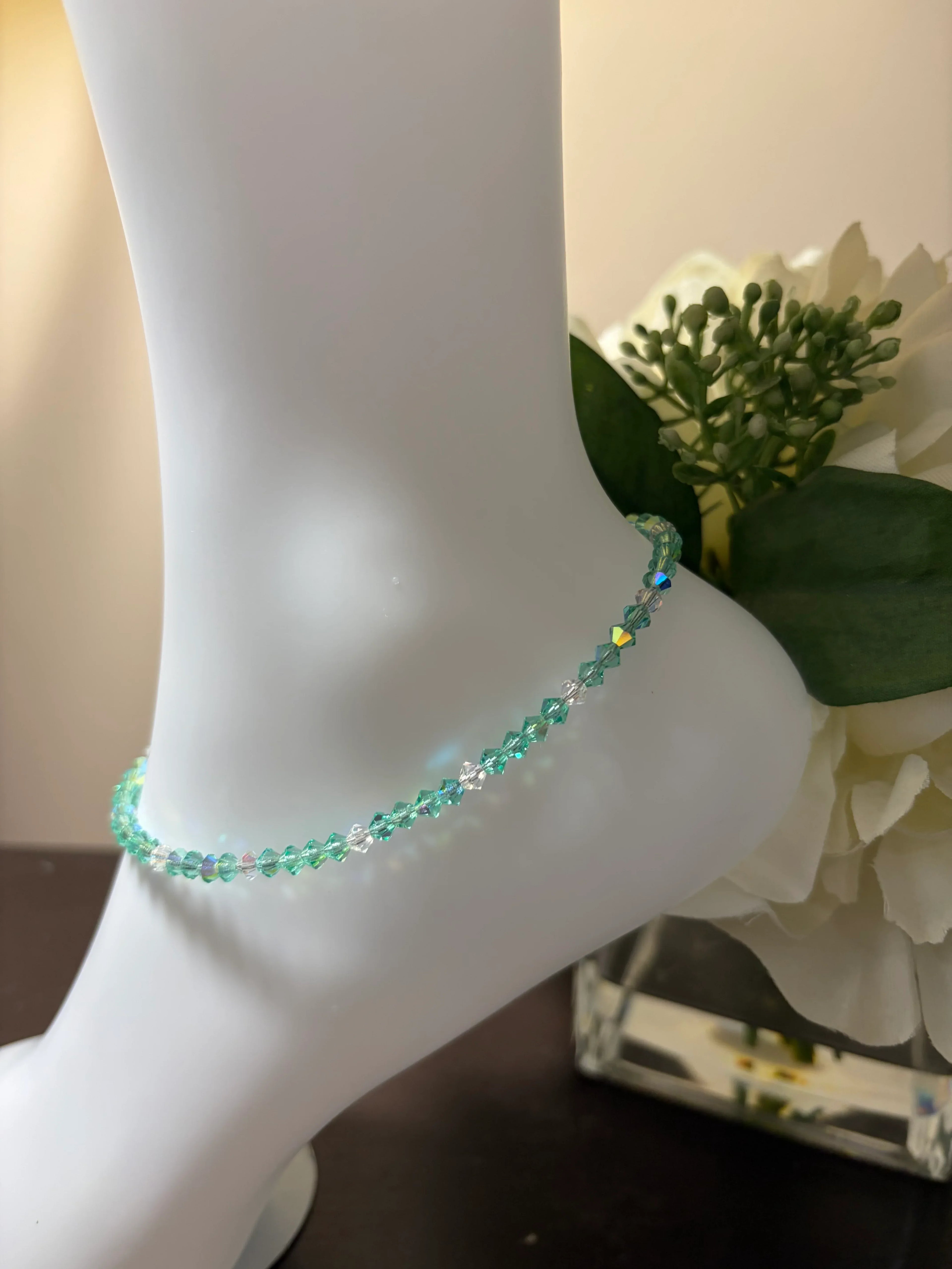 Seafoam Crystal Jewelry - Strung Together