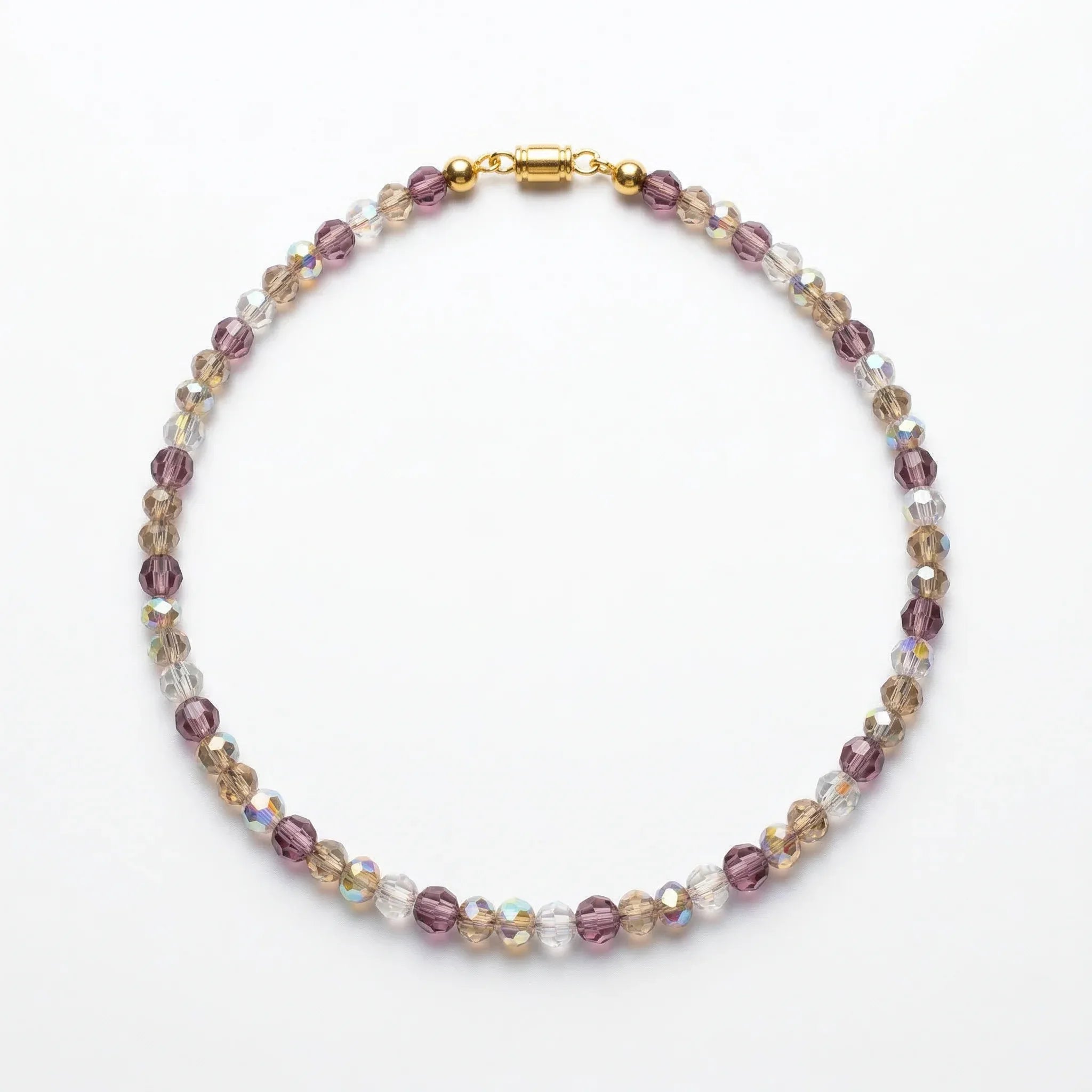 Champagne, Amethyst & Crystal Sparkle Jewelry - Strung Together