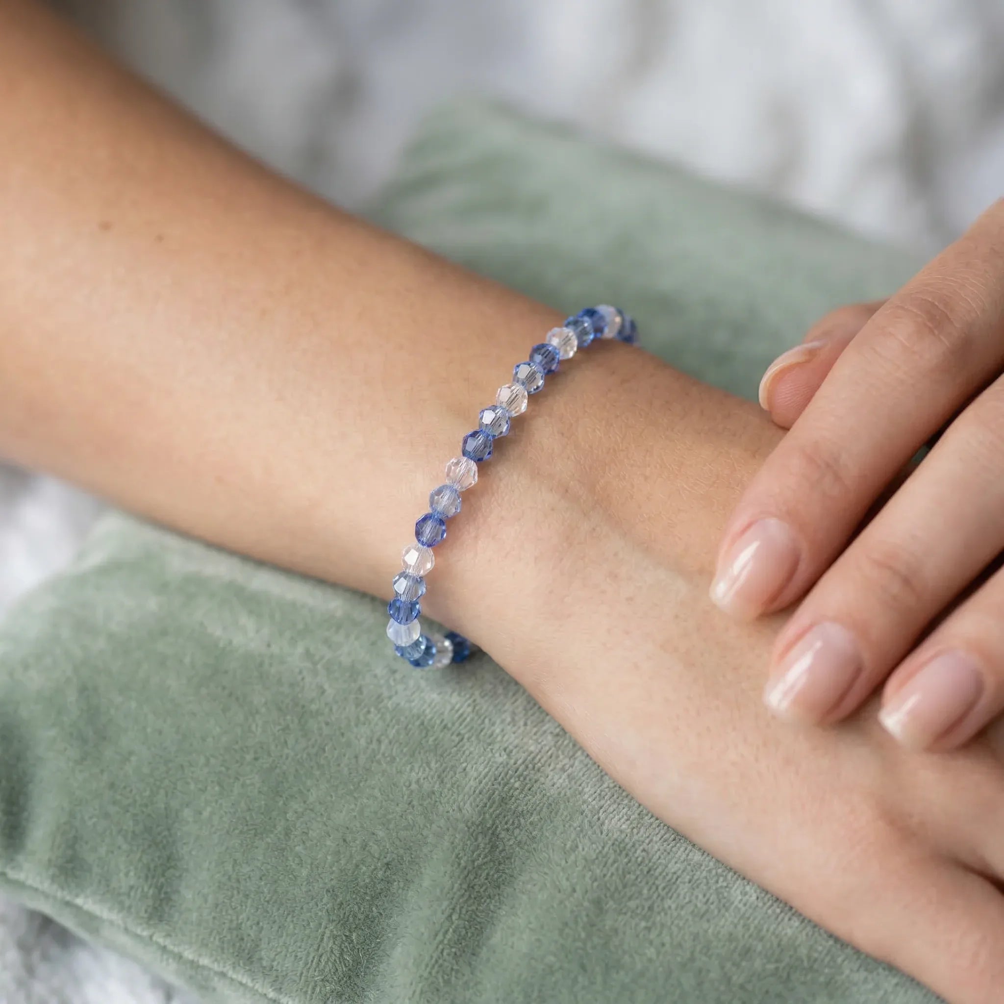 Sapphire Ombre Crystal Jewelry - Strung Together