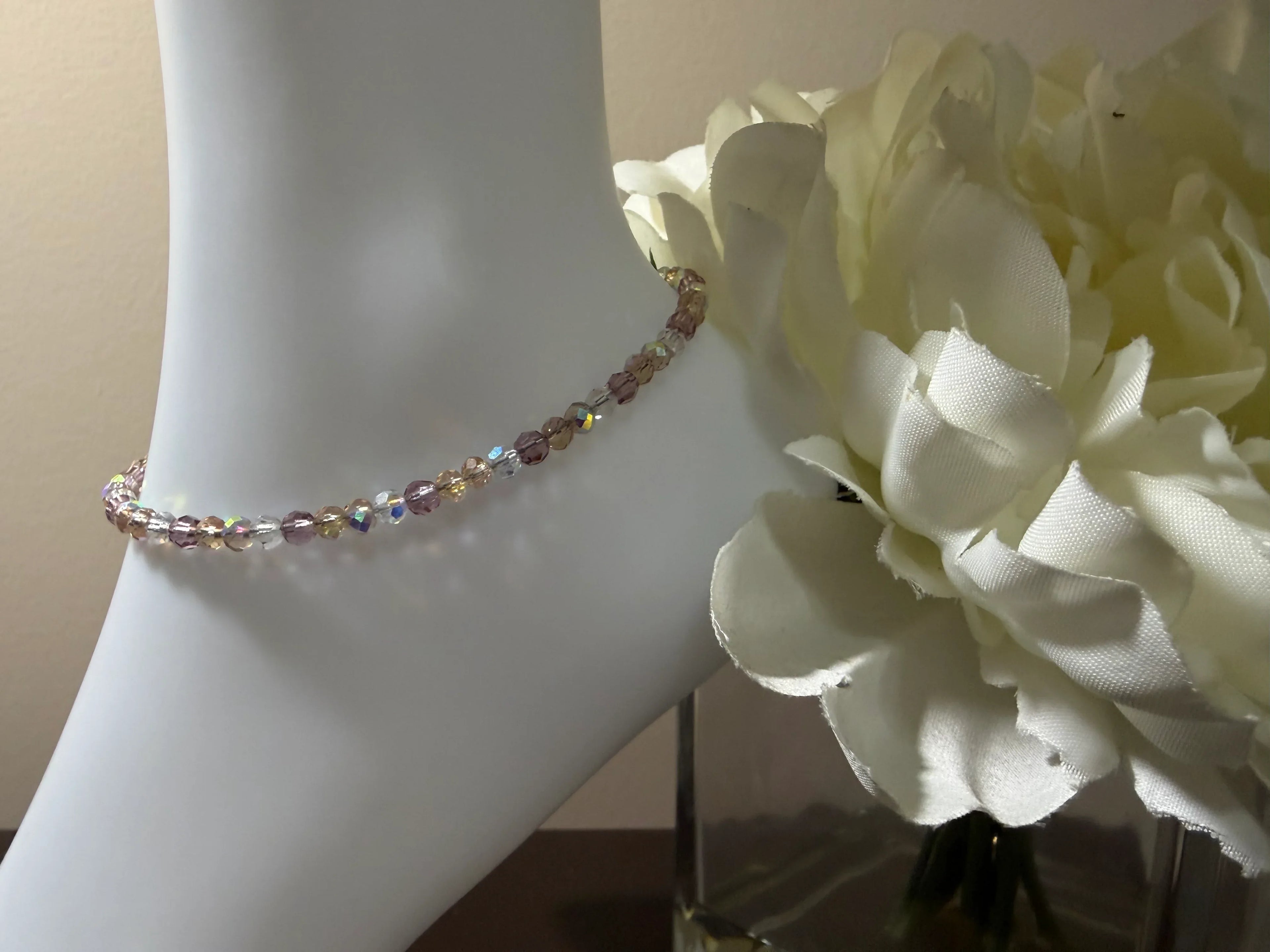 Champagne, Amethyst & Crystal Sparkle Jewelry - Strung Together