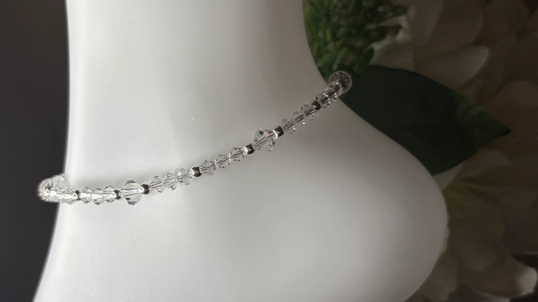 Clear Crystals with Silver Accents Jewelry - Strung Together