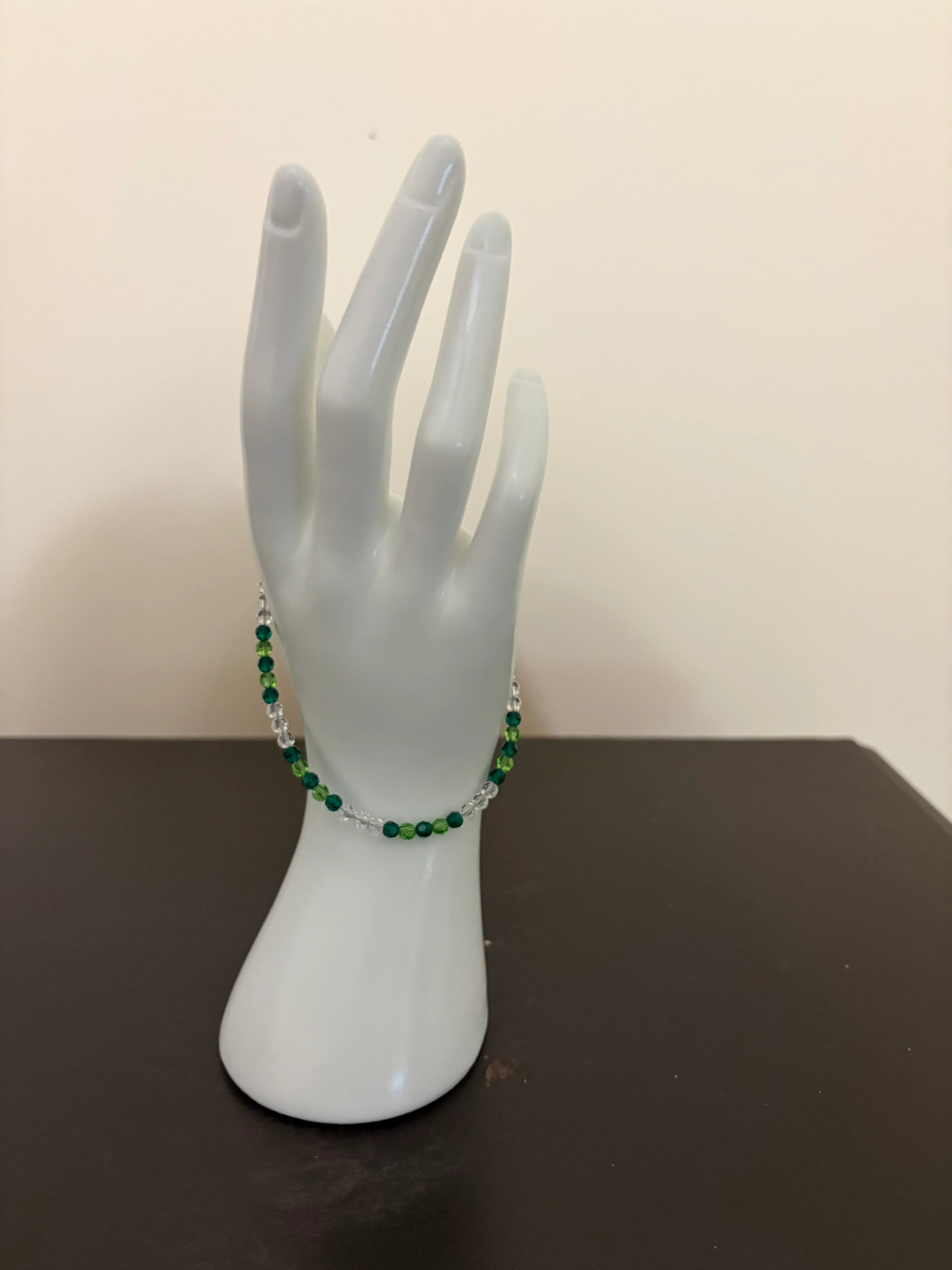 Emerald Ombre Crystal Jewelry - Strung Together