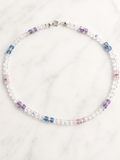 Pastel Shores Crystal Beaded Necklace-Little Girl