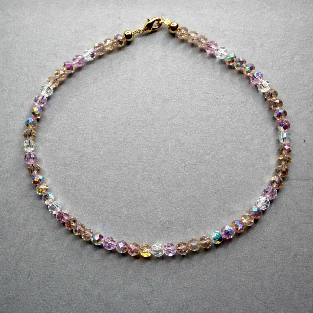Champagne, Rose & Crystal Sparkle Jewelry - Strung Together