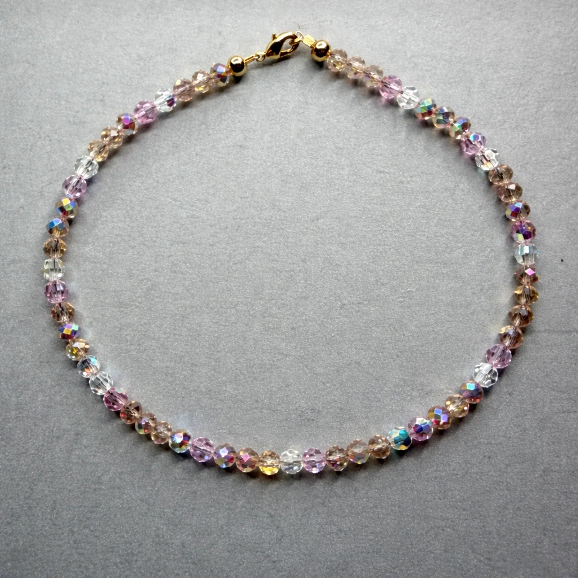 Champagne, Rose & Crystal Sparkle Jewelry - Strung Together