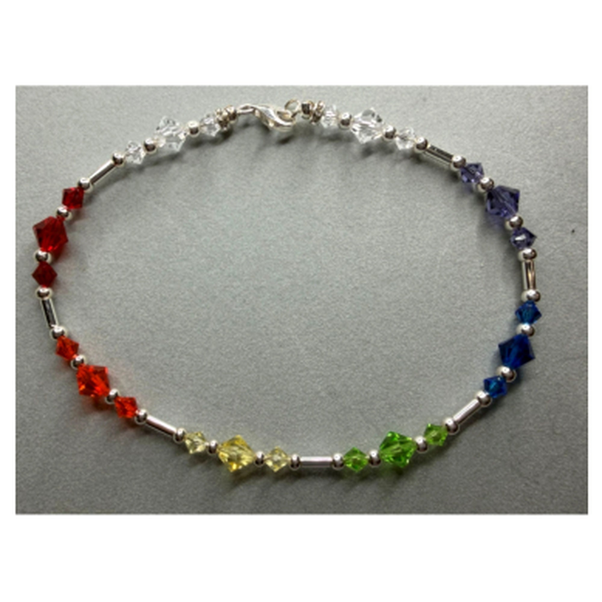 Rainbow with Silver Accents Jewelry