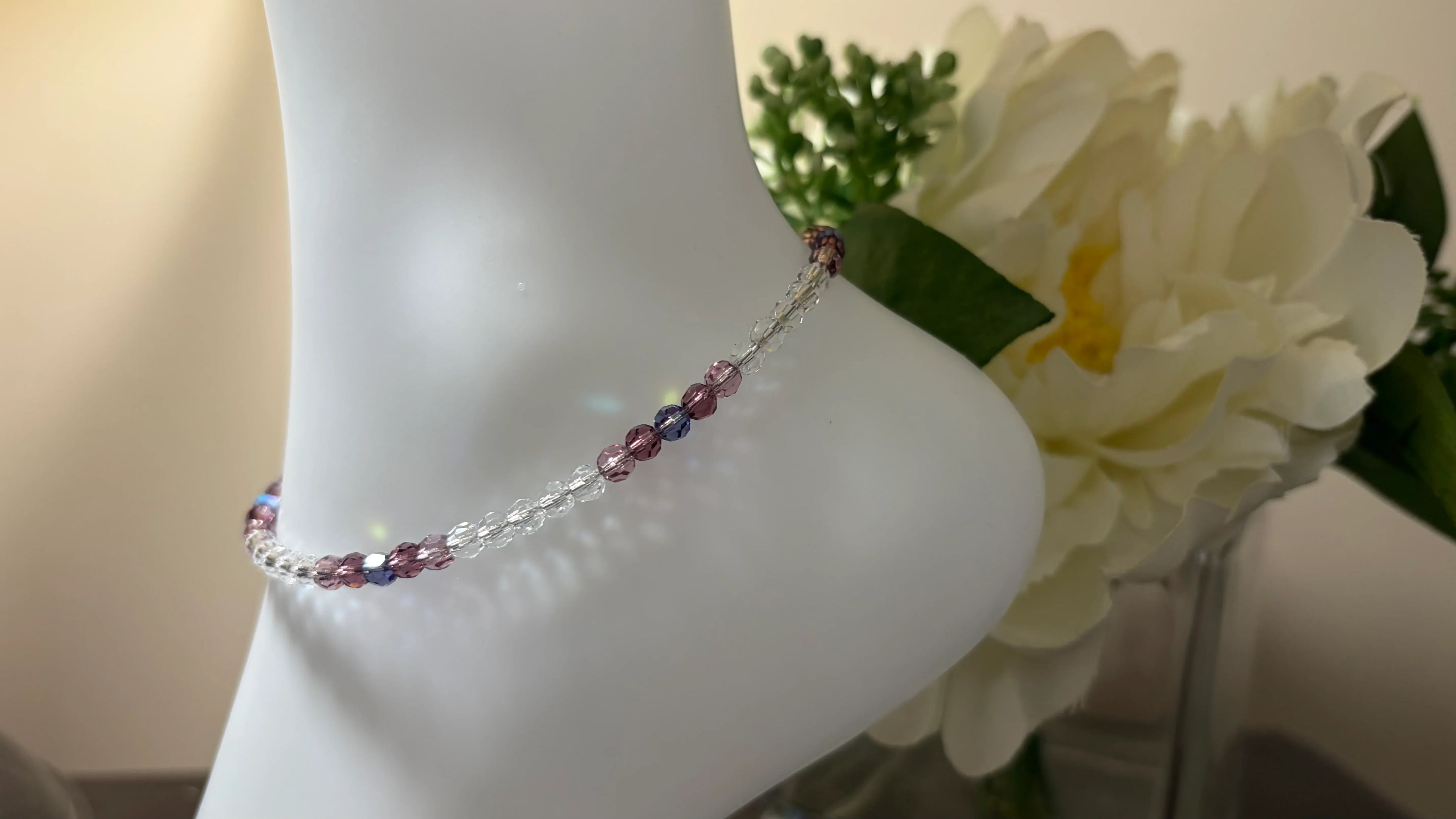 Amethyst Ombre Crystal Jewelry - Strung Together