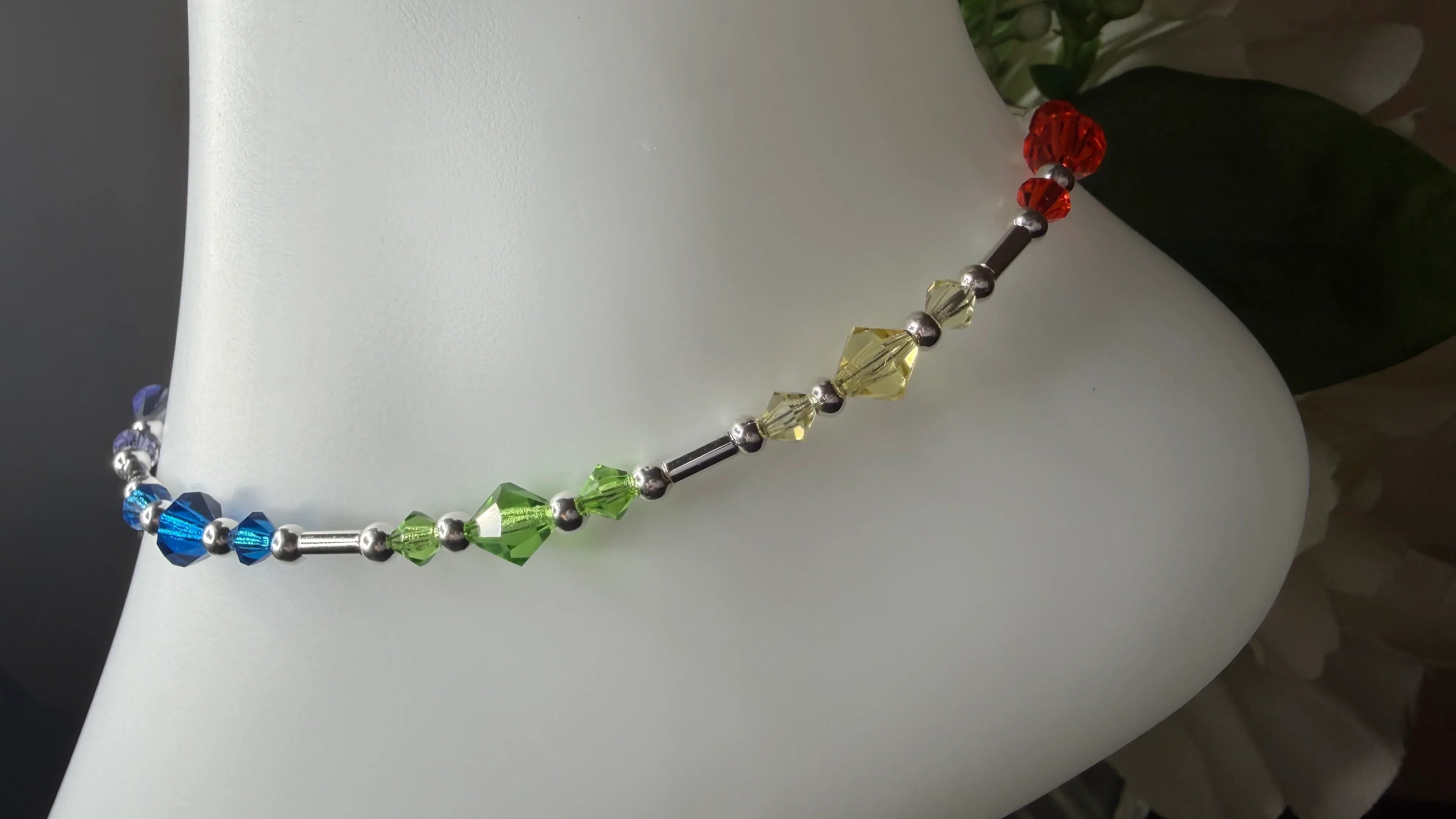 Rainbow with Silver Accents Jewelry - Strung Together